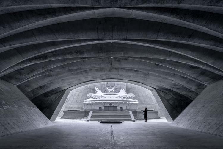 Hill of the Buddha, Makomanai Takino Cemetery Sapporo, Japan by Tadao Ando shot by Vincent Wu / ©archphotoawards.com