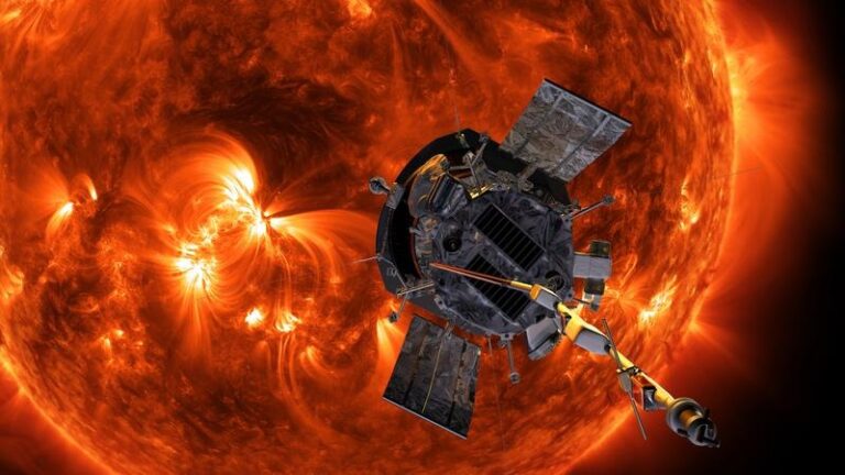 Parker Solar Probe սարքը Արեգակին մոտ՝ գեղարվեստական պատկերում