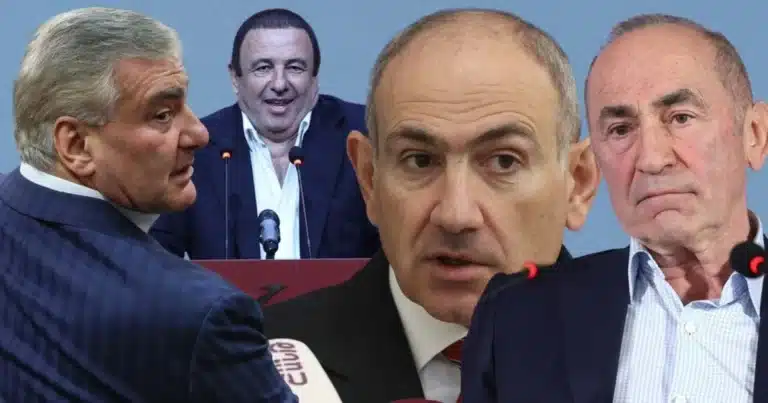 Քաղաքական ուժերի առաջնորդների լուսանկարների համադրապատկեր