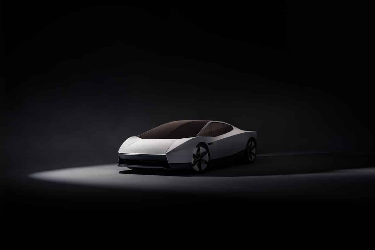Նոր Tesla Roadster-ը՝ առջևից և կողքից, ընկերության պաշտոնական մամուլի պատկերում